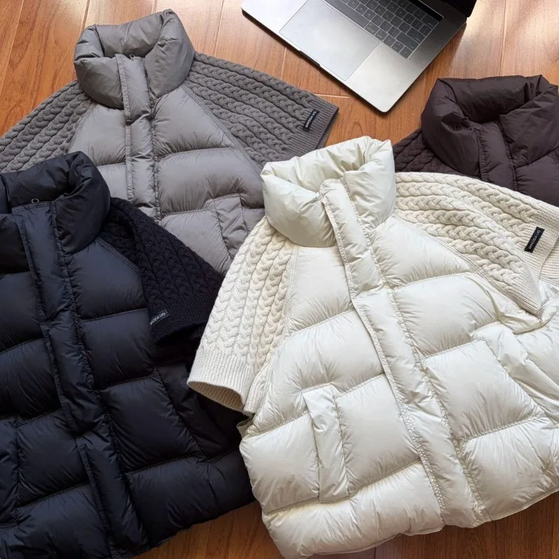 Women Cotton Vest Jacket Casual Loose Knitwear Patchwork Short Sleeveless Coats Outdoor Quilted Travel Drawstring Hem Waistcoat