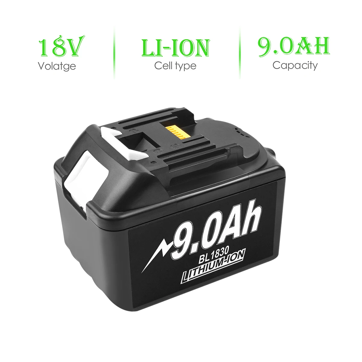 BATTOOL BL1830B Replacement Battery Li-ion 18V 9000mah For Makita BL1830 BL1815 BL1820 BL1815 BL1815N BL1820 Power Tools Battery