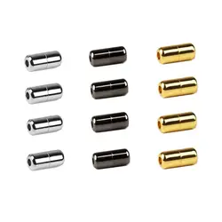 2/4/6pcs /1/2/3set metal shoelace lock accessories no lacesmetal shoelacelock DIYsports shoe kit silver gold metal shoelacebuckl