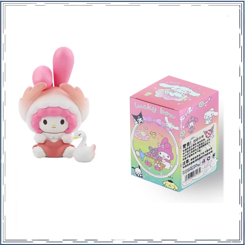 

Hello Kitty Garage Kit, милая слепая коробка, модная игра, модная оригинальность, трендовый орнамент, экшн-фигурки, модель, детская игрушка
