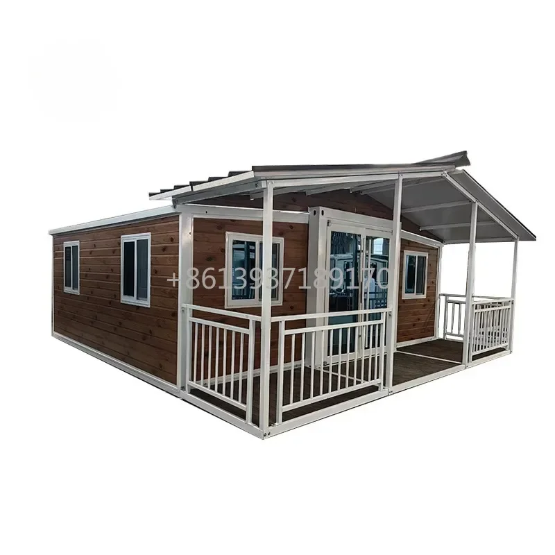 Prefabricated Home 3 Bedroom House Tiny Expandable Folding Foldable Container House for Summer Season Saint Kits and Nevis