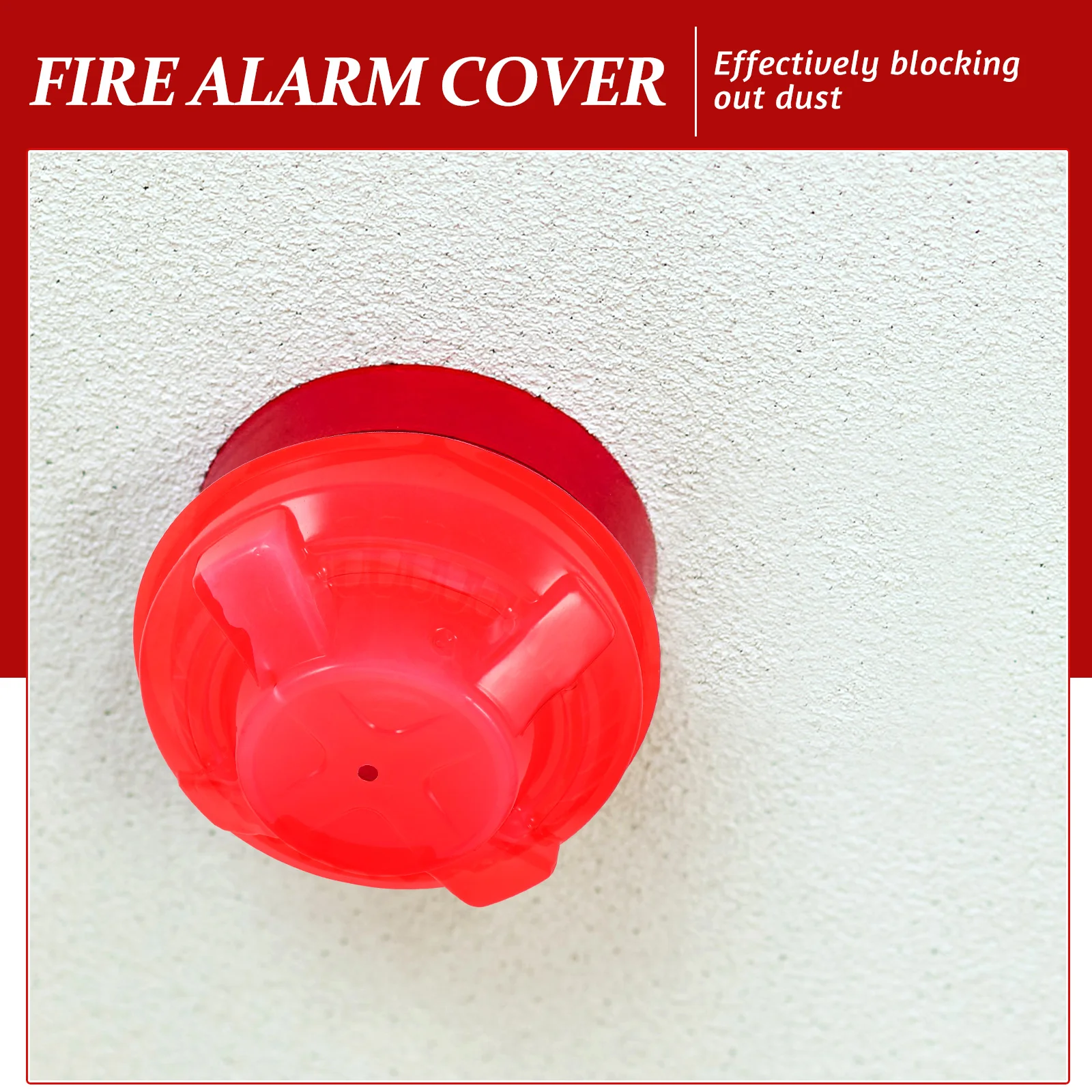 Smoke Protective Cover Maintenance Detectors Dust Induction Covers for Construction Plastic Cooking Case