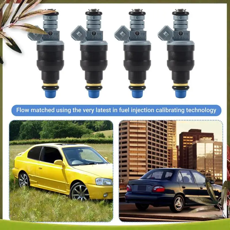 

NEW 4Pcs/Lot Fuel Injector Nozzle For Hyundai Accent Scoupe LS 1.5L 9250930006 35310-22010 3531022010