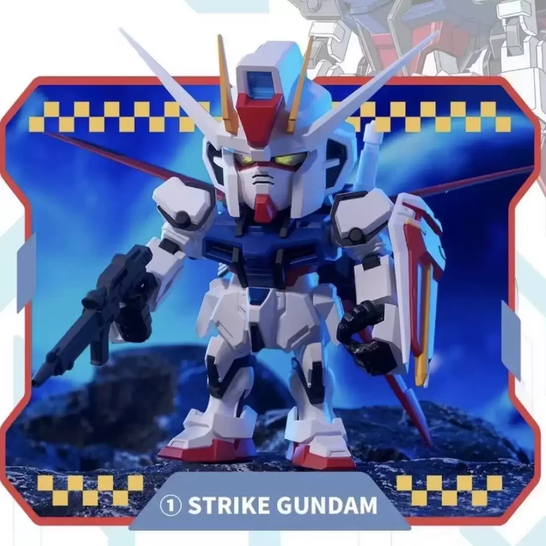 Genuine Bandai QMSV Mini Gundam SEED Strike Freedom Blind Box