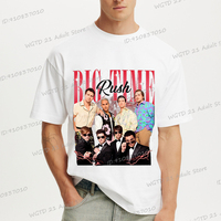 Famous Band Big Time Rush T Shirt in Real Life Worldwide Tour 2025 Hip Hop Harajuku Tshirt Men Women Novelty T Shirts Streetwear