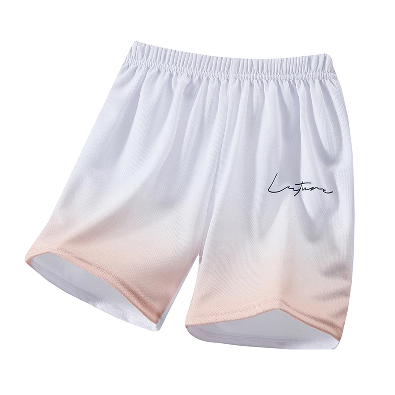 3-pcs الأطفال التجفيف السريع شبكة التدرج قصيرة الأكمام السراويل الفتيان الترفيه تي شيرت رياضي الفتيات مهرج سراويل أنيقة الطلاب