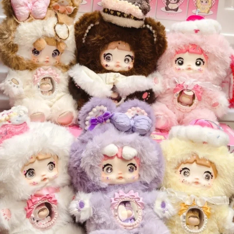 

Nommi Vinyl Face Blind Box One Bite Sweetheart Series Anime Peripheral Trendy Play Doll Soft Bag Pendant Children Toy Gift