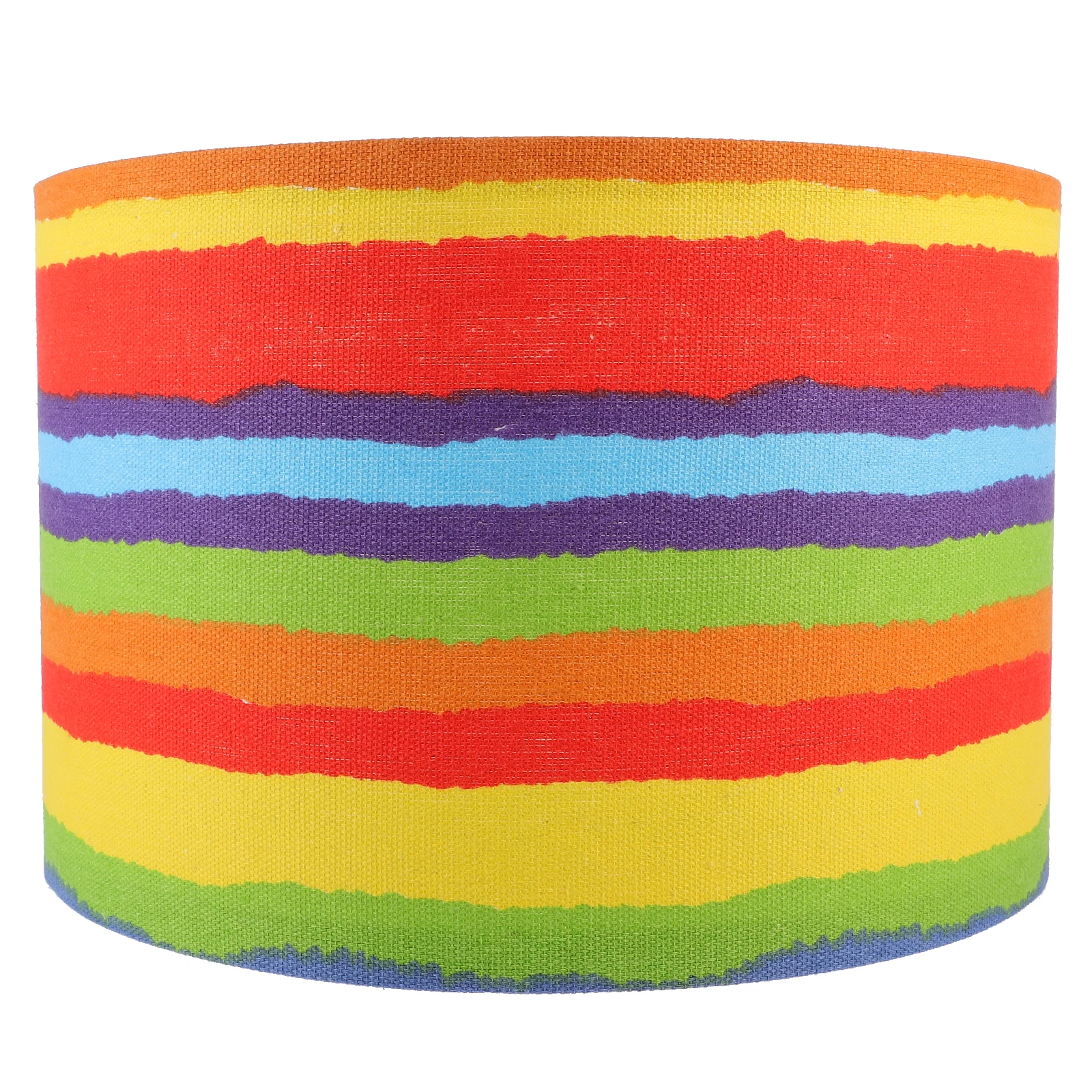 

Lamp Shade 30x20 Rainbow Striped Fabric Cover Wall Table Pendant Lamp Foldable Anti Glare Decorative Lampshades Desk Light