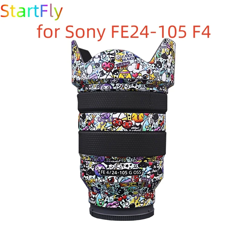 

StartFly Sticker For SONY FE24 105 F4 Camera Lens Body Sticker Protective Skin 3M Material Decal Film Anti-Scratch Protector