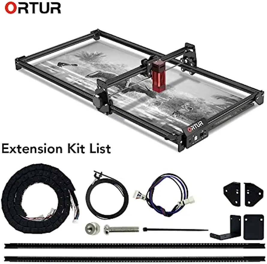 ORTUR Laser Engraver Area Expansion Kit, Extension Kit for ORTUR Laser Master 2 S2 Laser Engraver