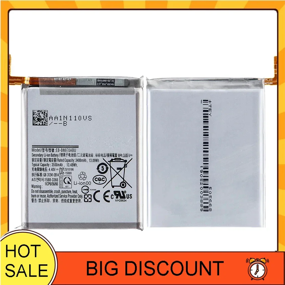 Replacement Battery For Samsung Galaxy Note 10 Note X Note10 NoteX Note10 5G SM-N970 N970W N970F N970U N970N, EB-BN970ABU