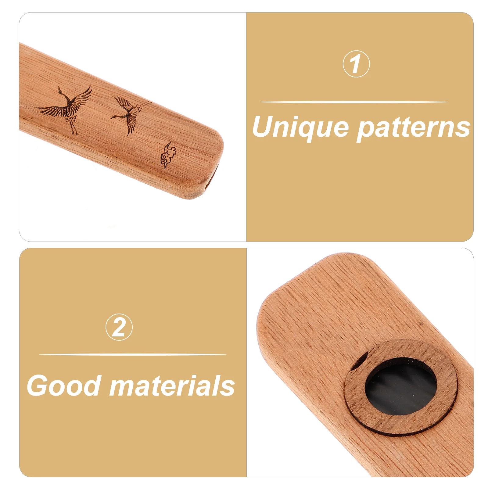 Wooden Kazoo Instrument Wooden Kazoo Music Instrument Guitar Ukulele Accompany Kazoo Easy To Learn Kazoo Reliable Kazoo Small Ka