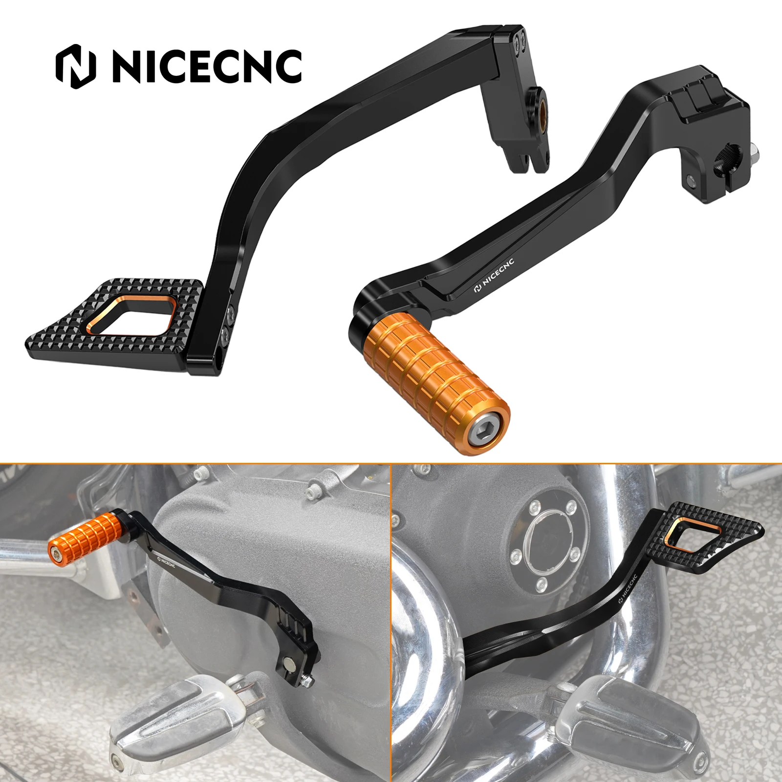 

Motorcycle Foot Brake Pedal/Gear Shifter Lever for Harley Dyna Street Bob FXDB 2006-2012 2016-2017 Street Bob EFI 2006-2011