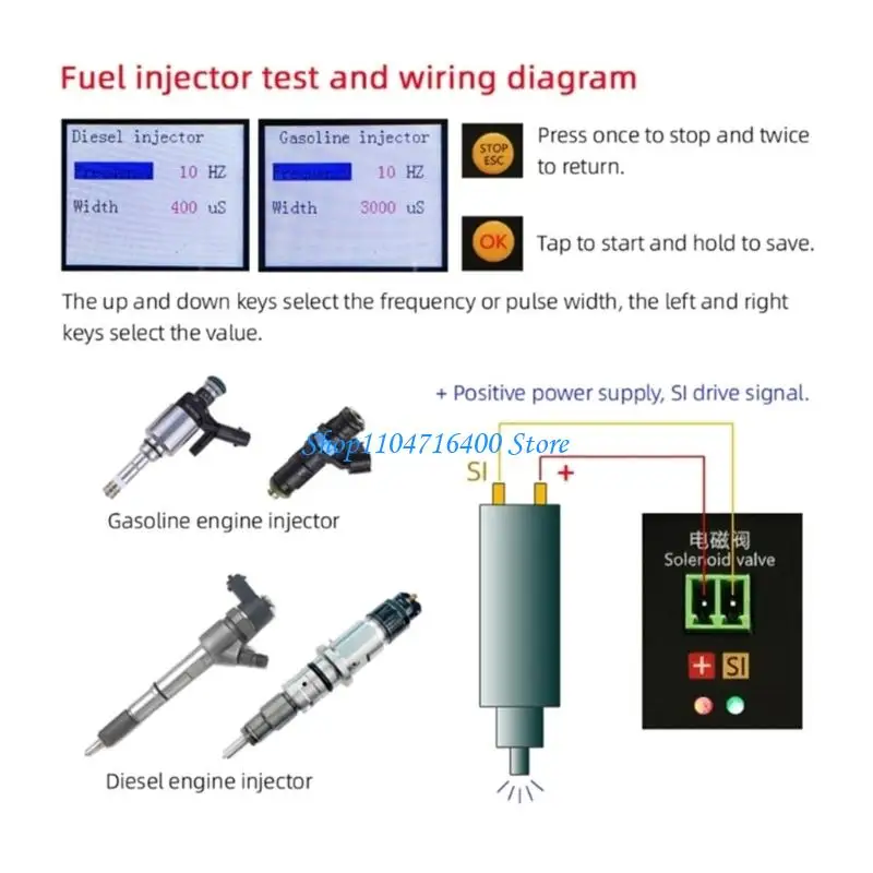 y1gd Comprehensive Vehicle Scanner Enabling Fast Fault Finding In Ignition Coils And Fuels Injectors With Enhancing Durability