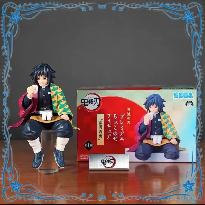 

В наличии оригинальный Demon Slayer Tomioka Giyuu ПВХ пресс для лапши быстрого приготовления аниме фигурка модель детская игрушка коллекционер подарок