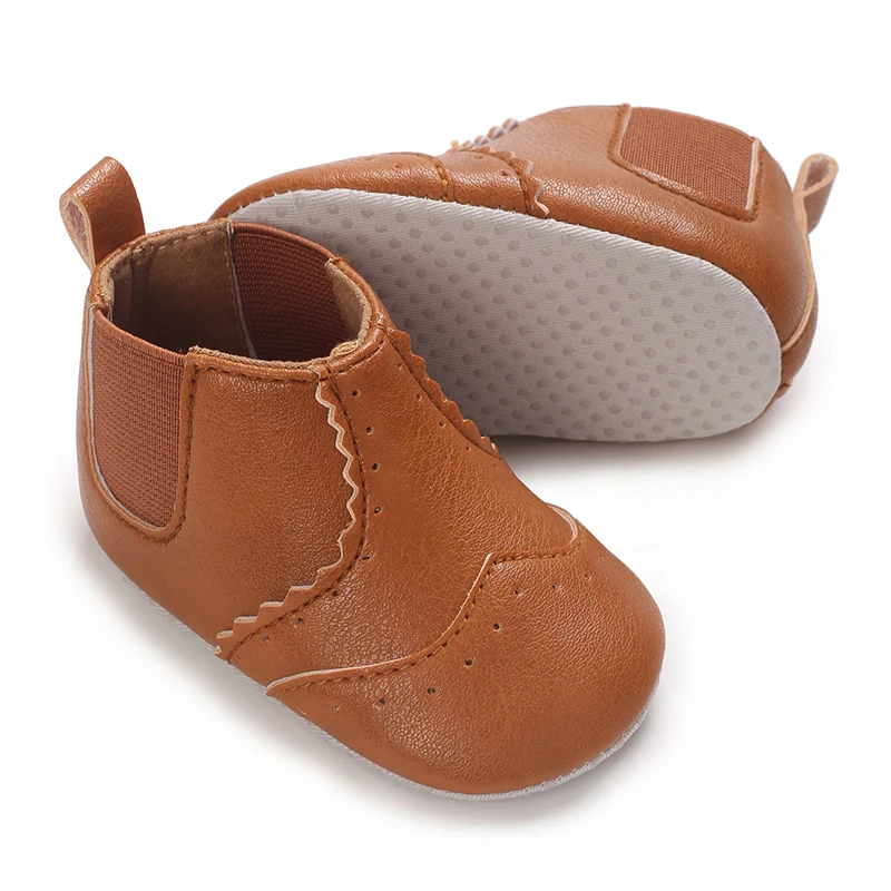 0-1Year Baby Booties Vintage Anti-slip Sole Winter Warm Baby Boys Girls Shoes Snow Booties First Walkers Infant Shoes