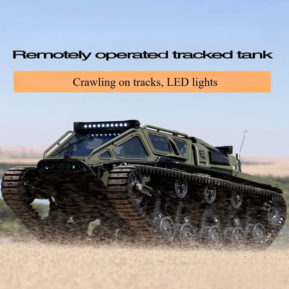 2.4G, 360°rotation All-terrain High-speed RC Drift Car Remote Control Track Tank Car, LED Lights, Scale Simulation Modeling