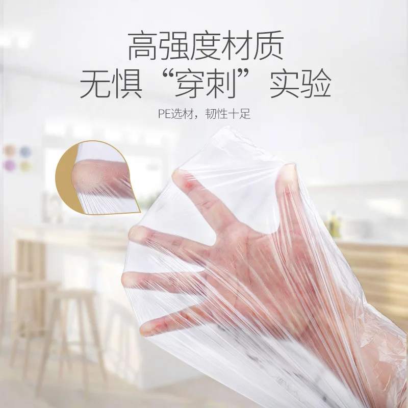 Jah Garbage Bag Household Thickened Portable Automatic Closing Drawstring Kitchen Trash Can Plastic Bag Large and Medium Size Sm