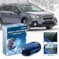 Solar/USB Car Window Glass Anti-ice Snow Remover 5V Winter Deicing Device Molecular Interference Snow Remover Car Defroster