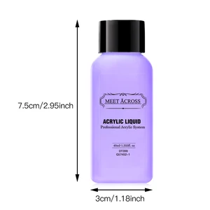 Treffen Sie sich über 40 ml Acrylflüssigkeit für Acrylpulverstaubnägel Kristallnägelkunst Erweiterung des Nagelskulptur -Maniküre -Werkzeugs 10 Hauptverkaufs -Acrylpulvernägel - №8
