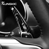 Para Ford Mustang 2015 2016 2017 2018 2019 2020 2021 2022 2023 cubierta de palanca de cambios de volante de coche accesorios de embellecedor ABS