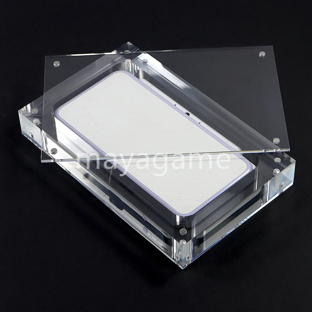 1pc Vitrine transparente Acryl Box Protector für nintendo neue 2ds xl/2dsll Sammel boxen Aufbewahrung spiel Shell Case
