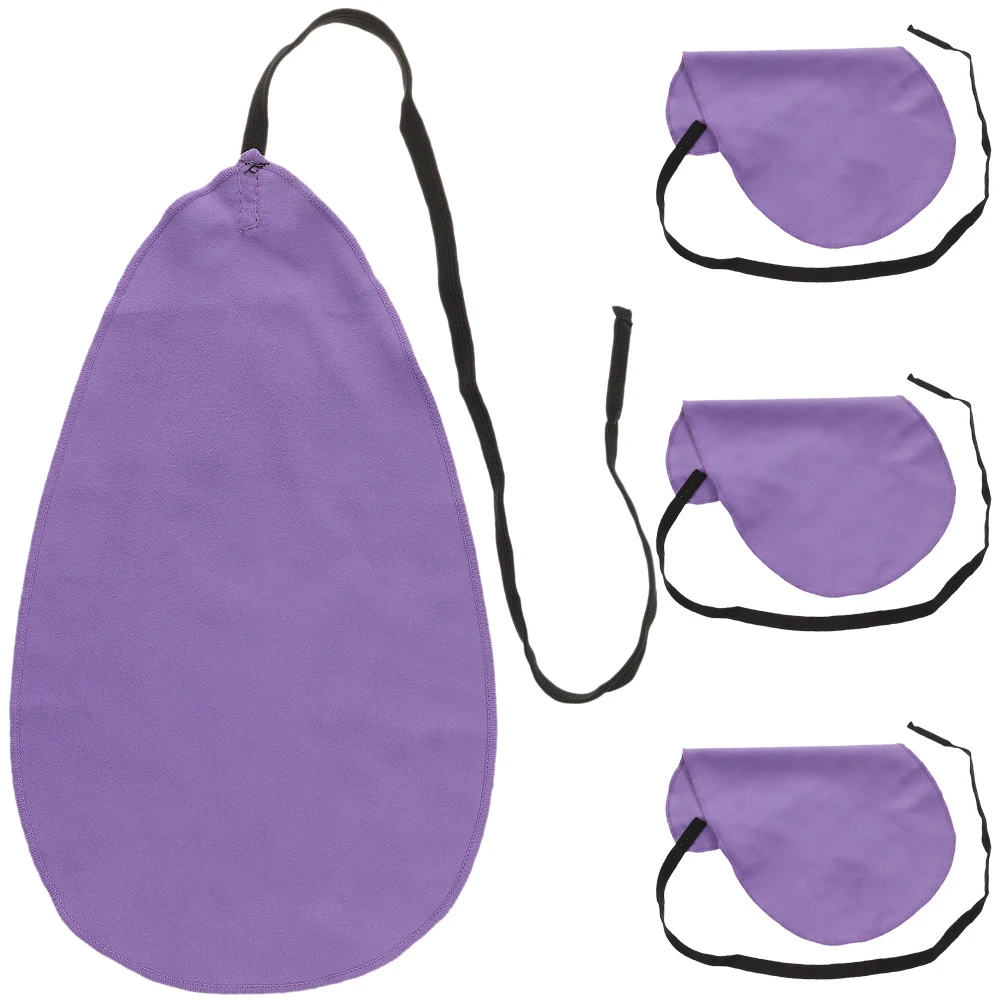 

Clarinet Musical Instrument Cleaning Cloth Flute for inside Purple Faux Suede Swab Cleaner