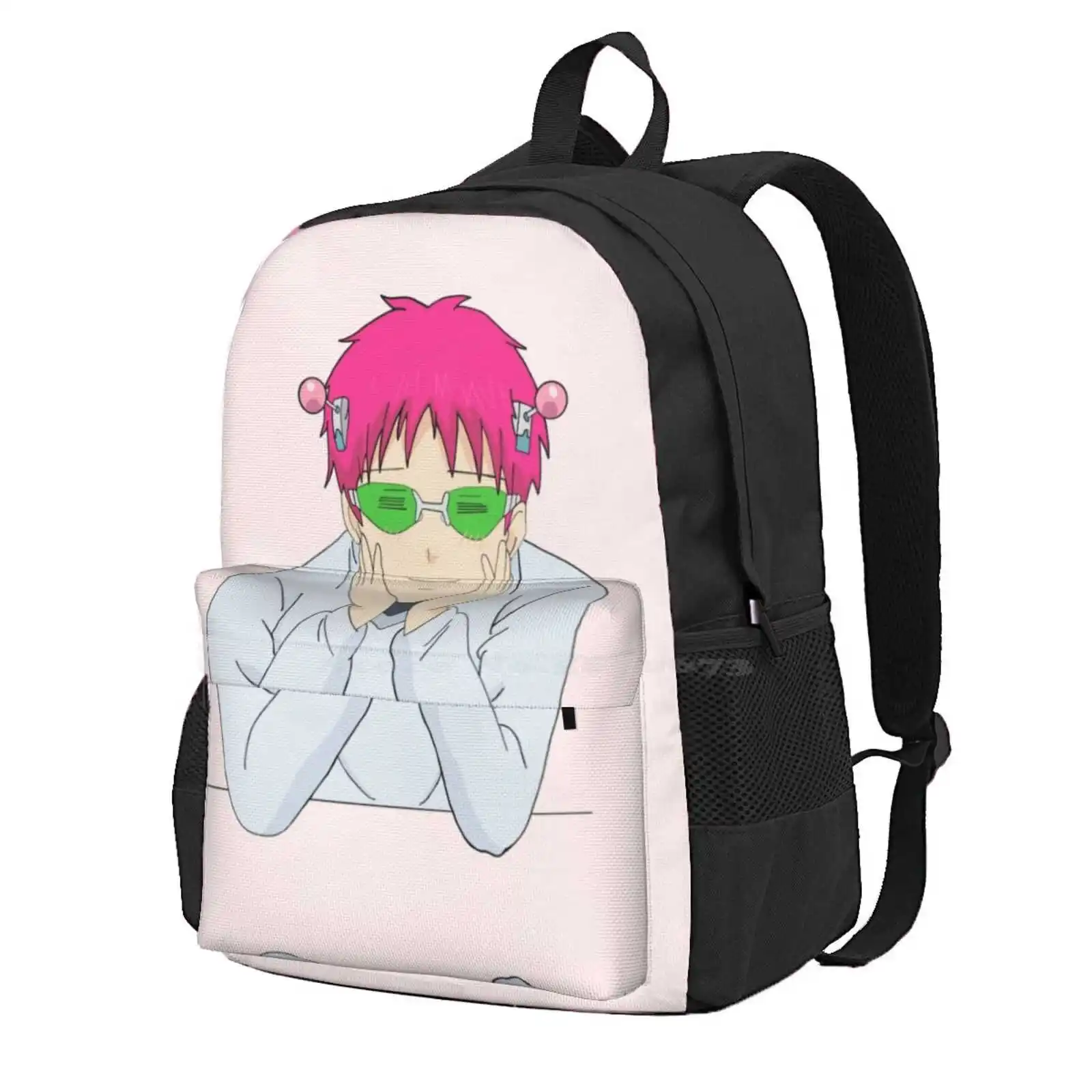 Happy Saiki Hot Sale Schoolbag Backpack Fashion Bags Nendou Riki The Disastrous Life Of Saiki K Anime Japanese Saiki Kusuo No