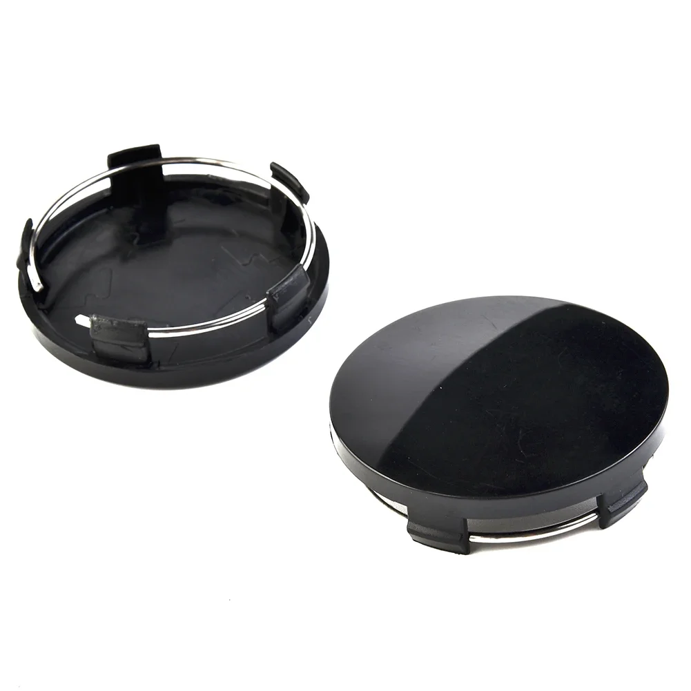 High Quality Hot Sale New Practical Center Cap Cover Wheel Hub 4pcs 60mm ABS Black Silver Car Vehicle Decoration