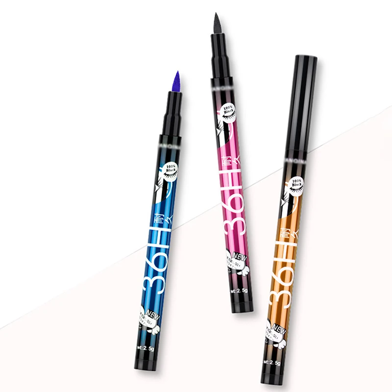 Matita per Eyeliner impermeabile 36H Eyeliner nero a lunga durata senza sbavature Eyeliner ad asciugatura rapida Beauty Cosmetic Liquid Eye Liner strumenti per il trucco