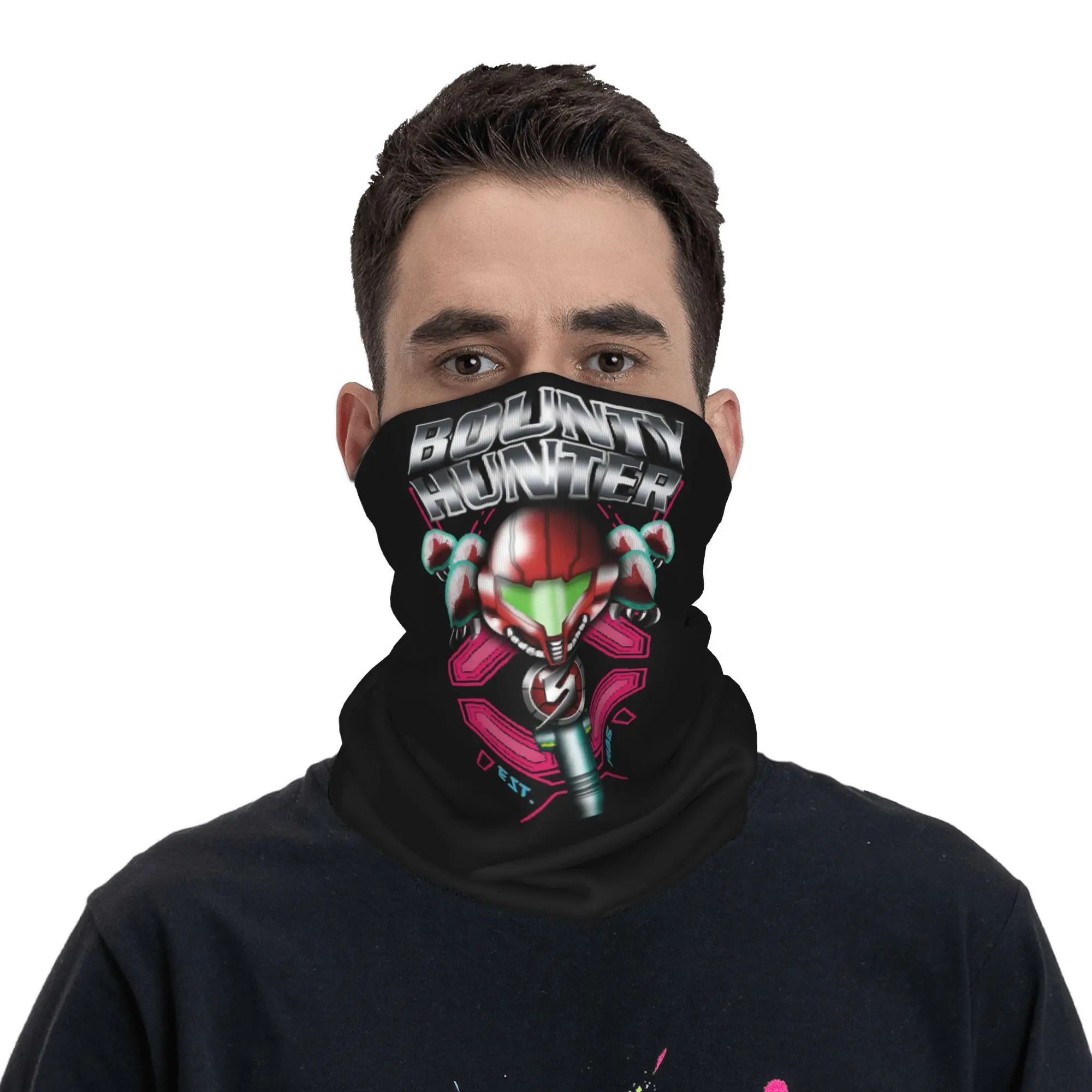 

Hunter Samus Metroid Samus Aran Бандана на шею Шарф с принтом Многофункциональный велосипедный шарф для верховой езды Мужчины Женщины Взрослые Всесезонные