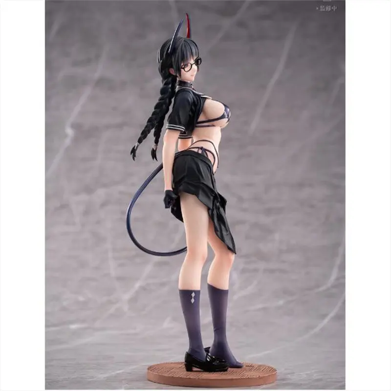 

Фигурка Animester Succubus Mio Nai: Президент класса, Комитет по дисциплине, с подвижными глазами и съемными очками, настольный декор для фанатов