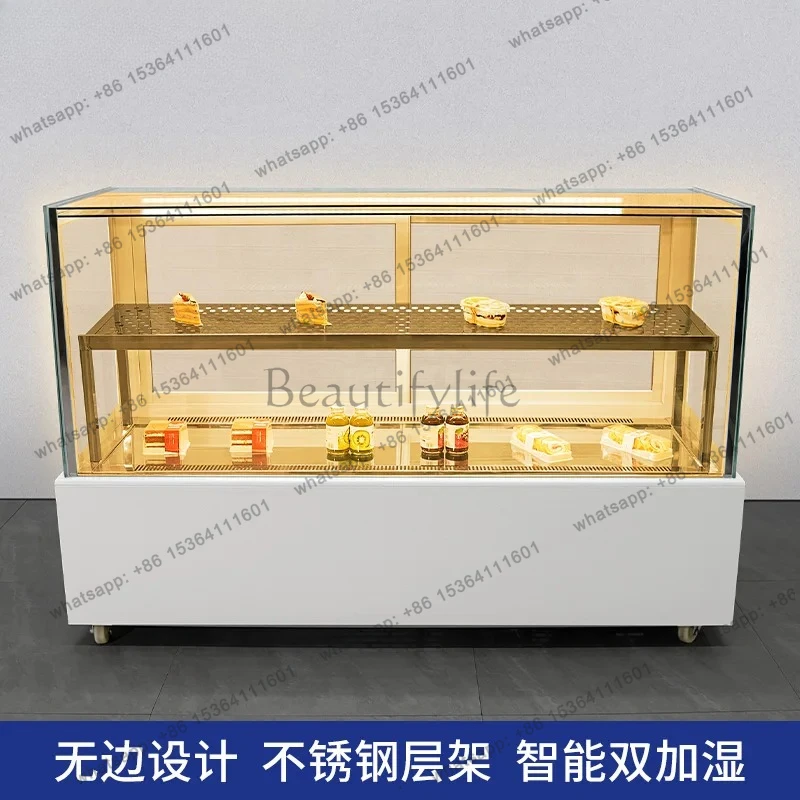 Chinese Pastry Cabinet Commercial Mousse Dessert Refrigerated Fruit Fresh-keeping Cabinet