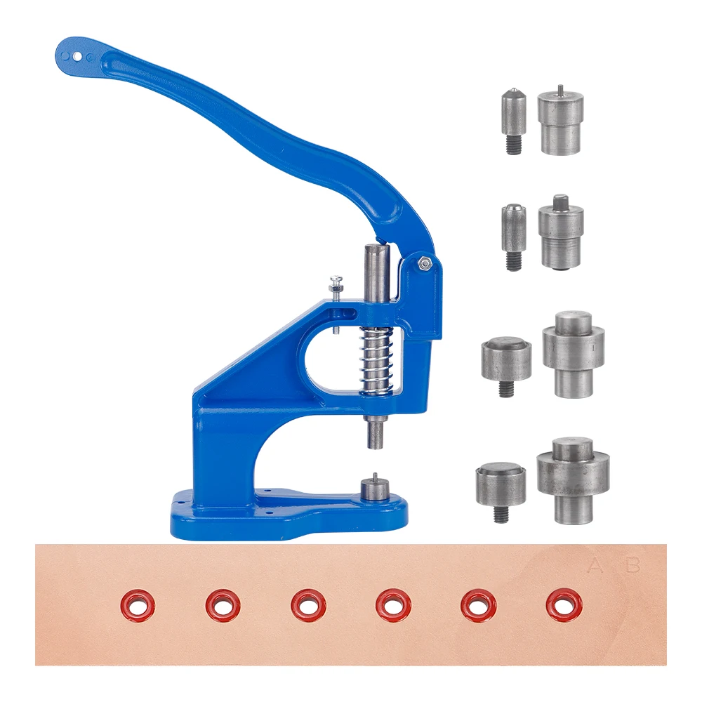 Manual Air Eye Button Installation Tool Mute Stamping Button Snap Fasteners, Eyelet Hand Pressing Machine Home Craft Tools Mold