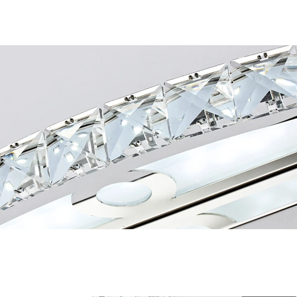 Kristallen spiegel voorlicht Led badkamer lichtbalk Moderne ijdelheid wandverlichtingsarmatuur voor woondecoratie Gemakkelijk te installeren Geen verblinding