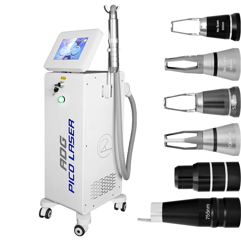 ADG Best Selling Picosecond Laser Beauty Machine Freckle Removal Face Pigmentation Treatment Tattoo Eyebrow Q Switched Machine