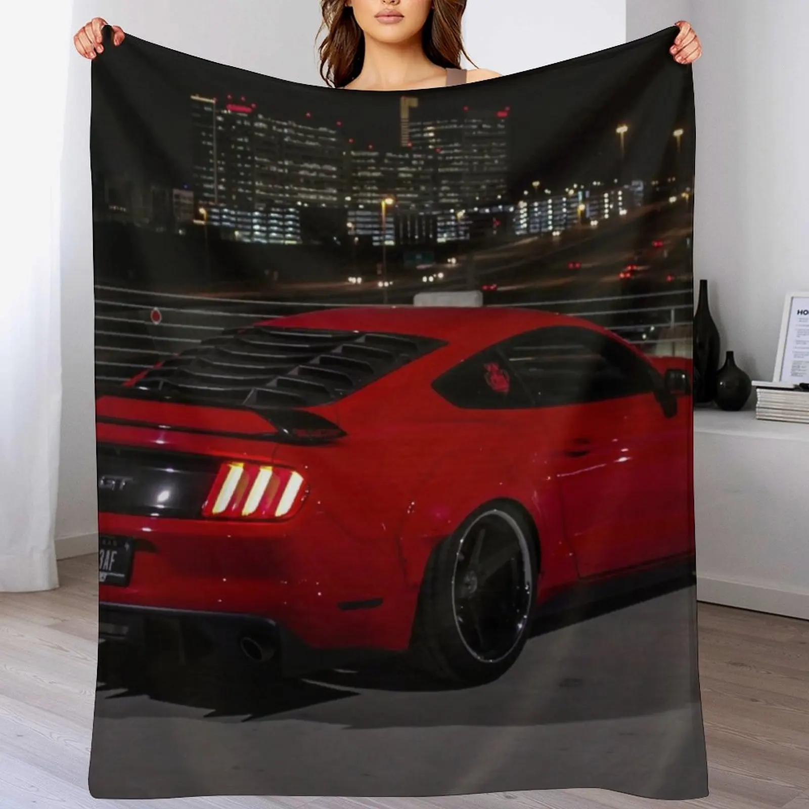 Mustang GT Widebody Throw Blanket