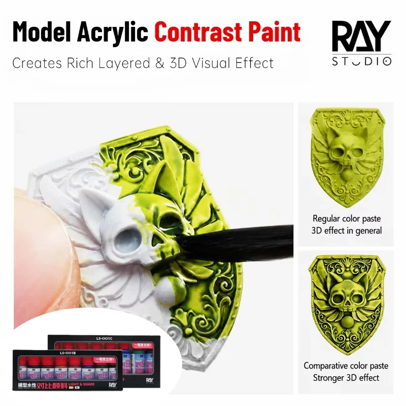 Paint Model Kit - RAY Studio Water-Based Contrast Paint 8
