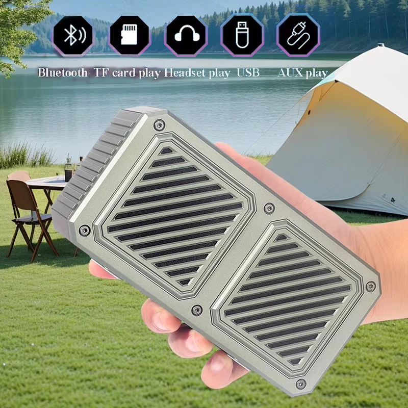 

Portable Outdoor Bluetooth Speaker Ultra High Volume Stereo Sound Music Box Wireless MP3 Music Player Support TF Card USB AUX