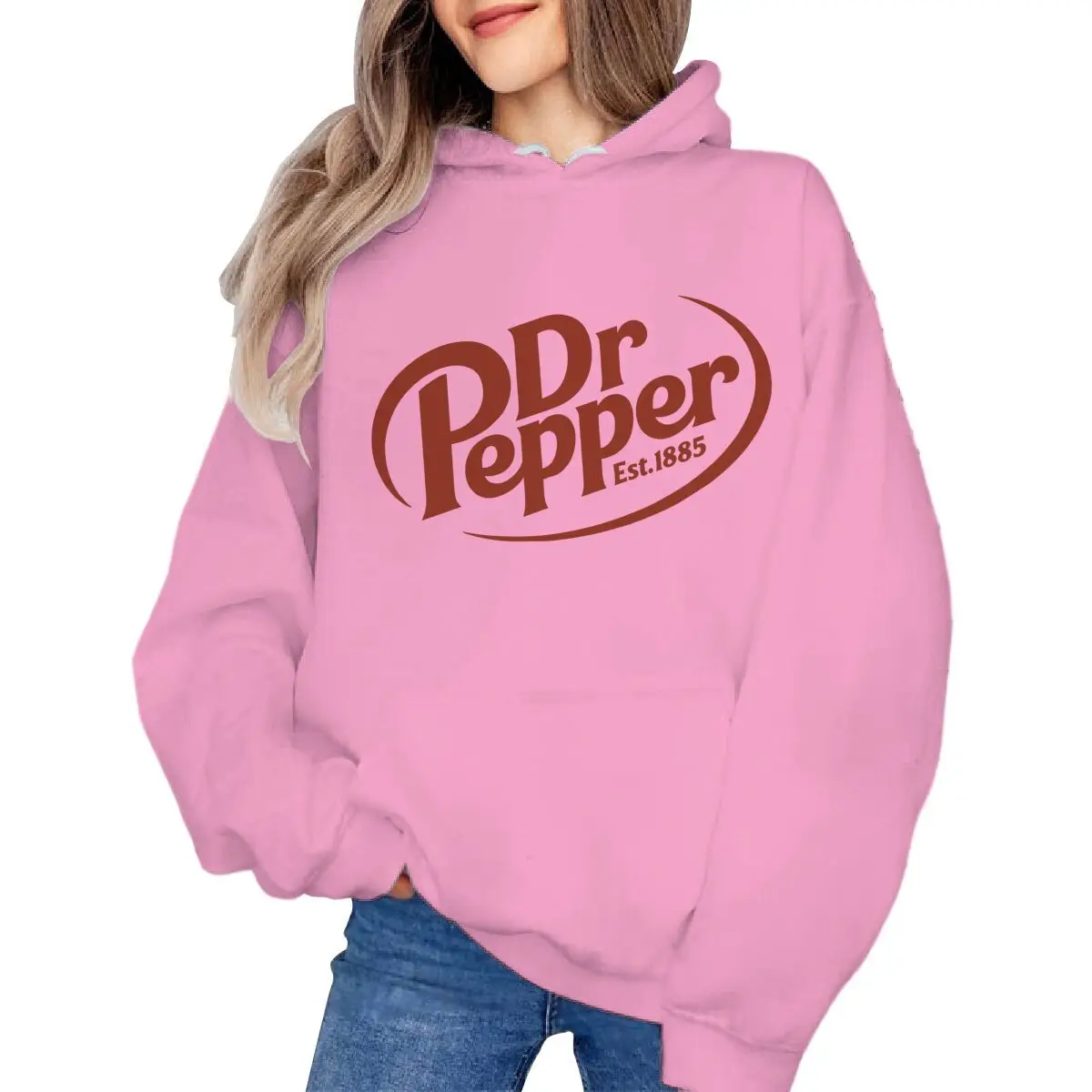 Cartoon Novelty Beautiful Cute Dr Pepper print Hoodies Sweatshirts Men/Women Sweatshirt Fashion Casual Long Sleeve Pullovers