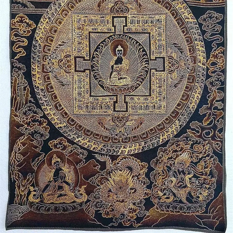 Tibetan Buddha thangka, mandala, home decoration, auspiciousness