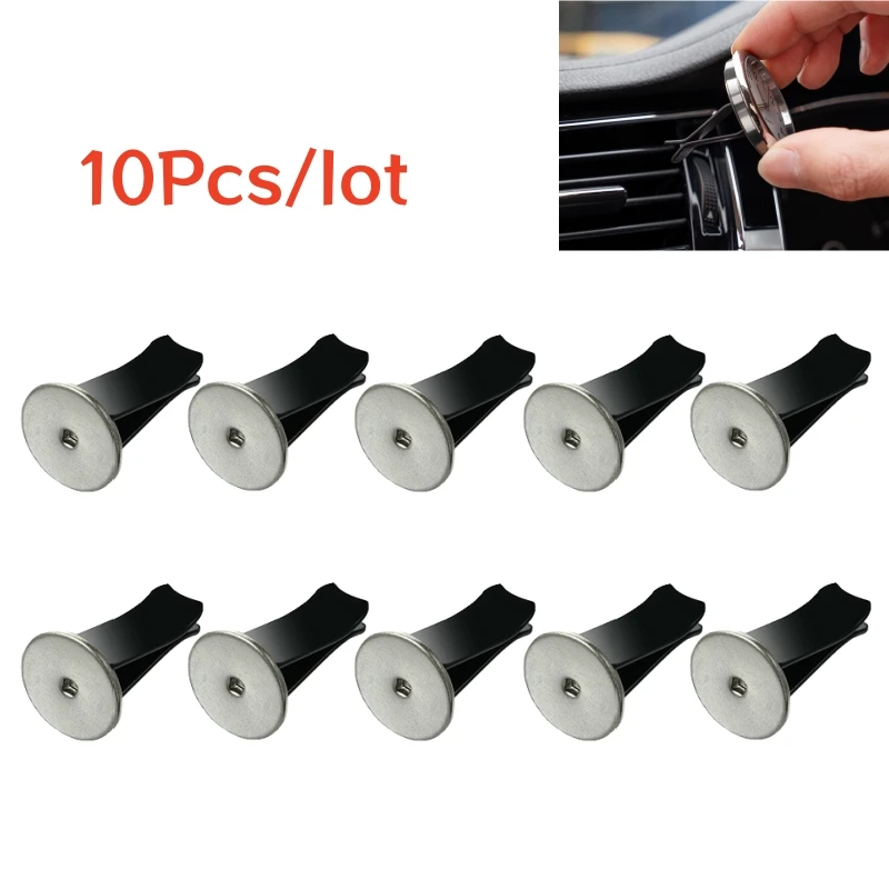 

10pcs/set DIY Car Air Outlet Clip Card Slot Accessories Car Air Outlet Decorative Jewelry Manual Assembly Vent Clip Auto Parts