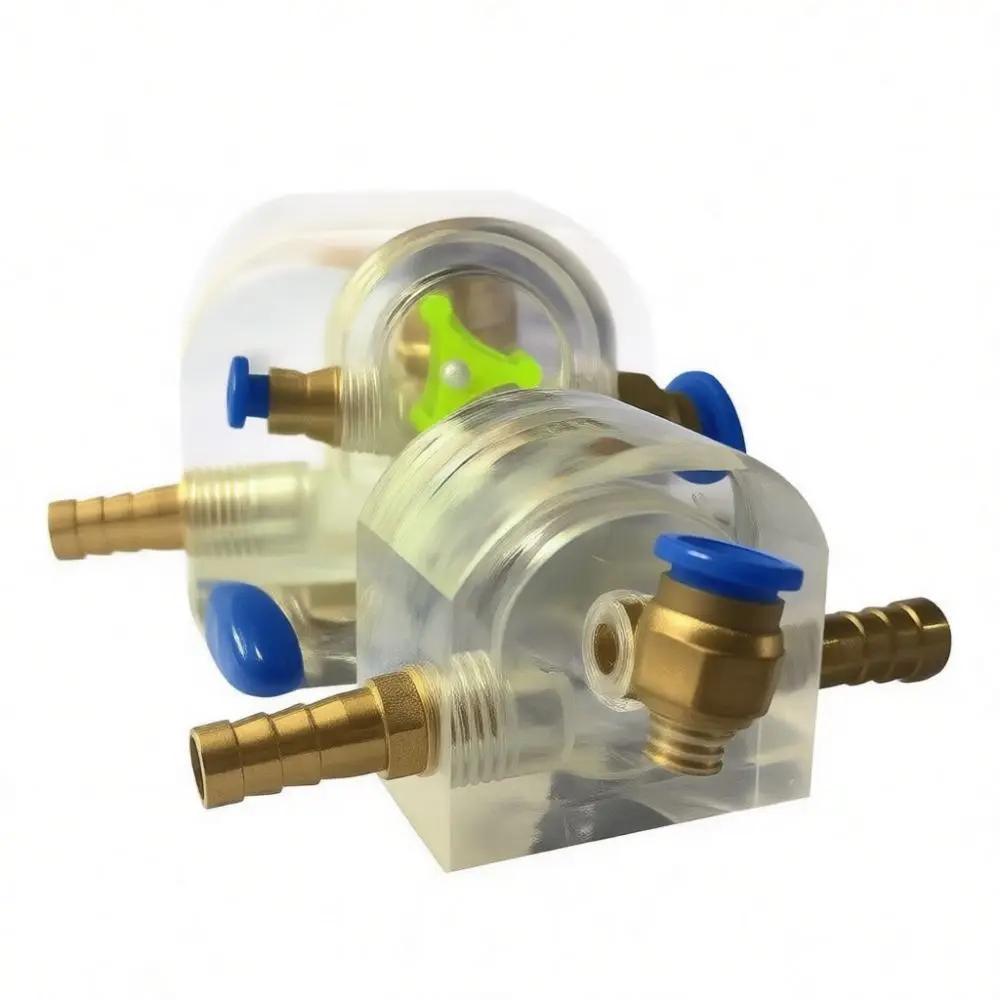 Universal Fluid Observation Gauge Water Flow Indicator For Laser Spindle Cooling System Pipe Protection Fitting Tool
