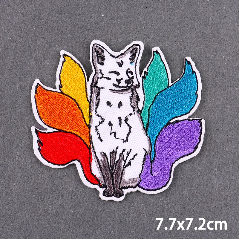 Psychedelischer Pilz-Zauberer-Hand-Aufnäher, Stickerei-Aufbügelpatches für Kleidung, Magische Kugel-Kleideraufkleber, DIY-Applikations-Abzeichen – Detail 9