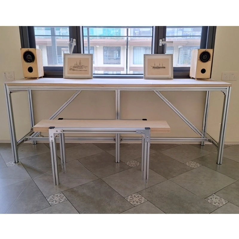 

Aluminum profile water table display table, Nakajima table ocean board birch table