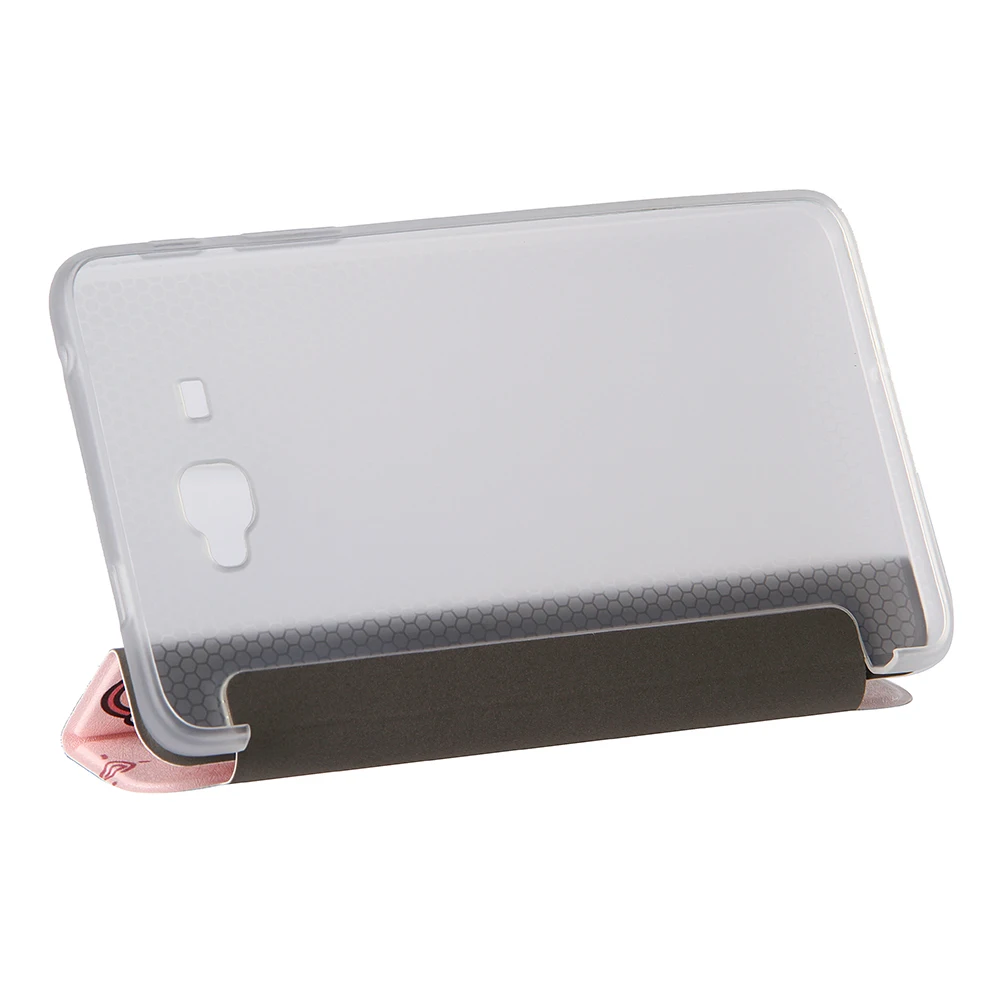 Dla Samsung Galaxy Tab A A6 7.0 cal 2016 SM-T285 T280 śliczne jednorożec wzór odwróć Case tri-fold może składany uchwyt Tablet pokrywa