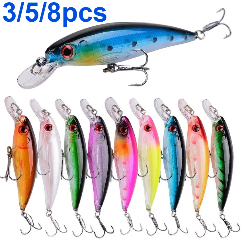 2026 Fishing Lure Set Mini Crank Wobble Bait 11cm 13.5g Swimming Minnow Artificial Bait Random Set for Angling
