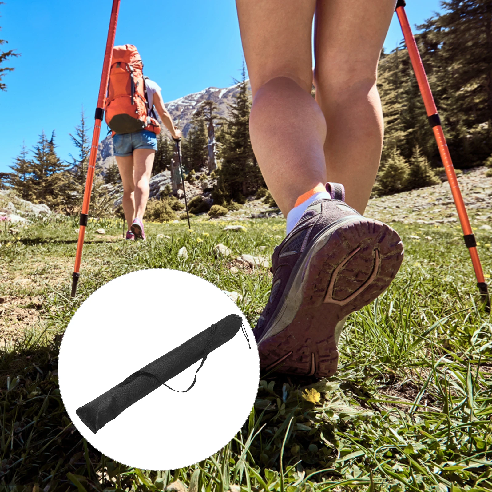 

Waterproof Hiking Pole Bag Foldable Poles Party Tent Trekking Storage Fishing Rod Alpenstocks Sticks Organizer