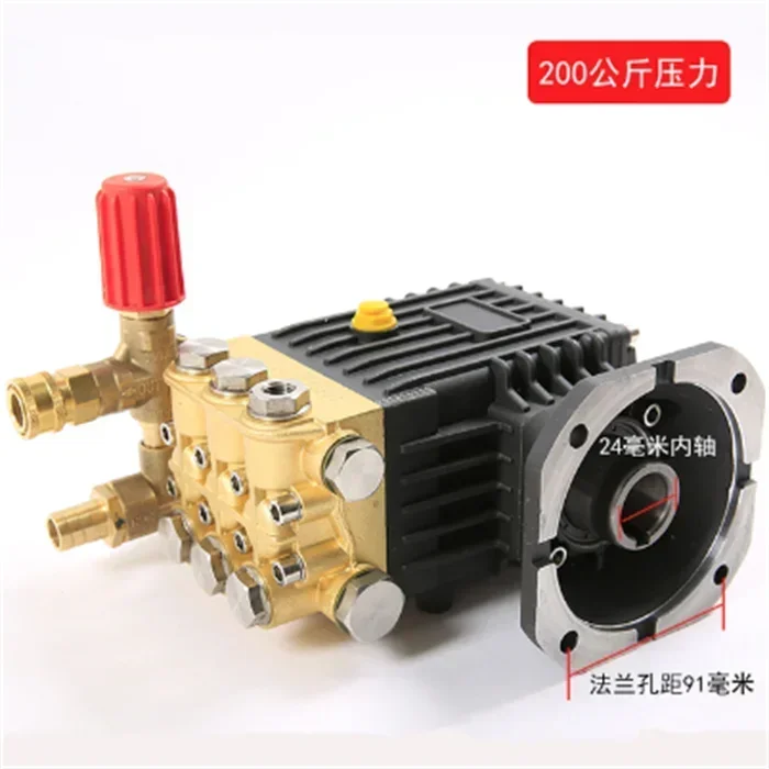 جهاز تنظيف يعمل بالضغط العالي مضخة غطاس ثلاثية النحاس 100-300bar 15-18LPM سوي لمحرك كهربائي محرك gaoline محرك diese