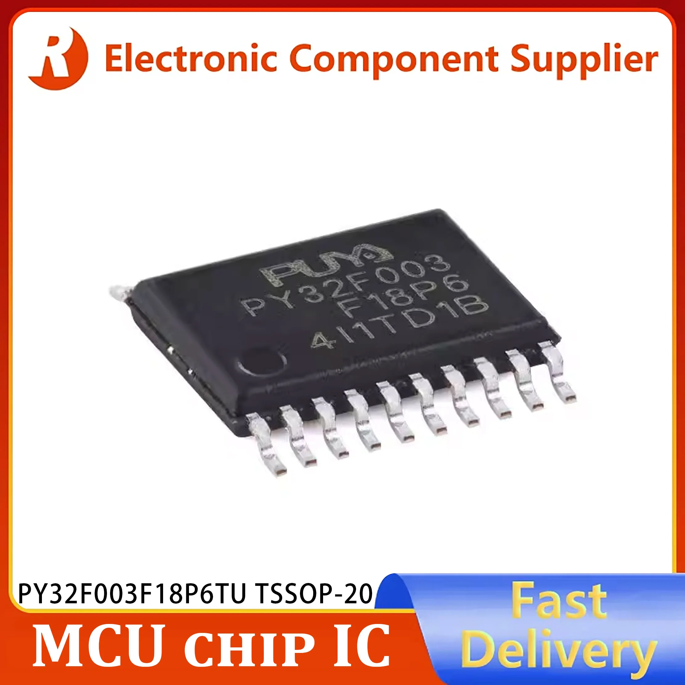 10 pcs Genuine PY32F003F18P6TU TSSOP-20 ARM Cortex-M0 32-bit microcontroller (MCU)